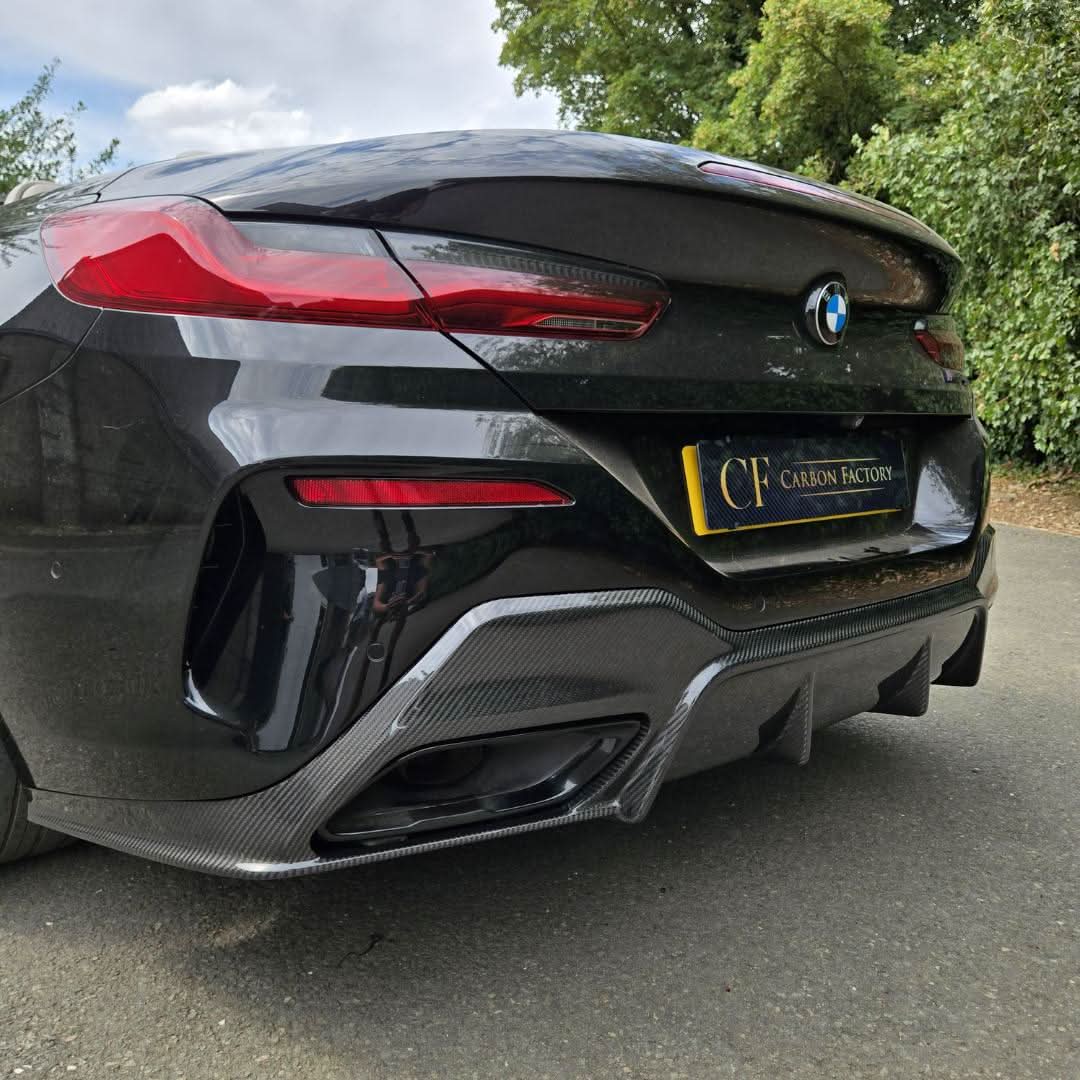 3D Style Pre-preg Carbon Fibre Rear Diffuser for BMW G14 G15 8 Series 18-Present