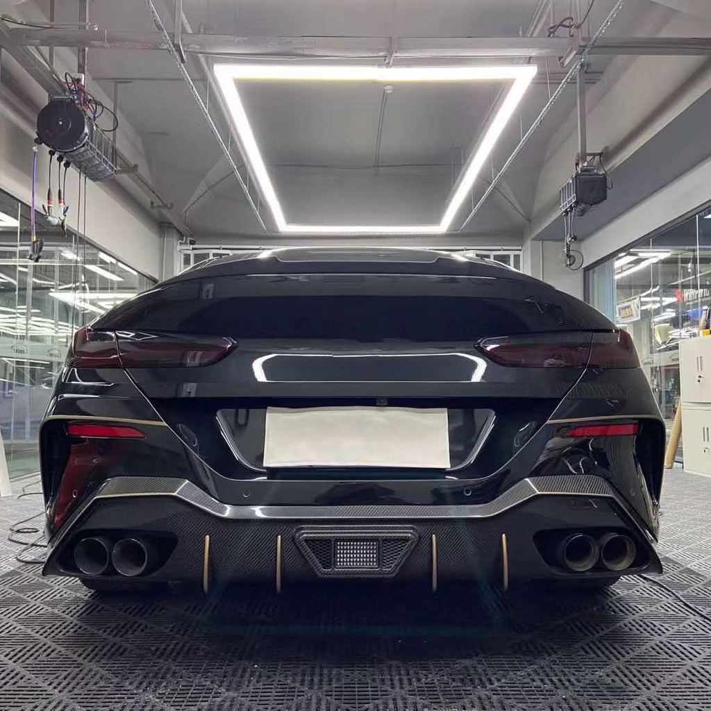 AC Style Carbon Fibre Rear Diffuser for BMW G16 8 Series 4 Door 18-Present