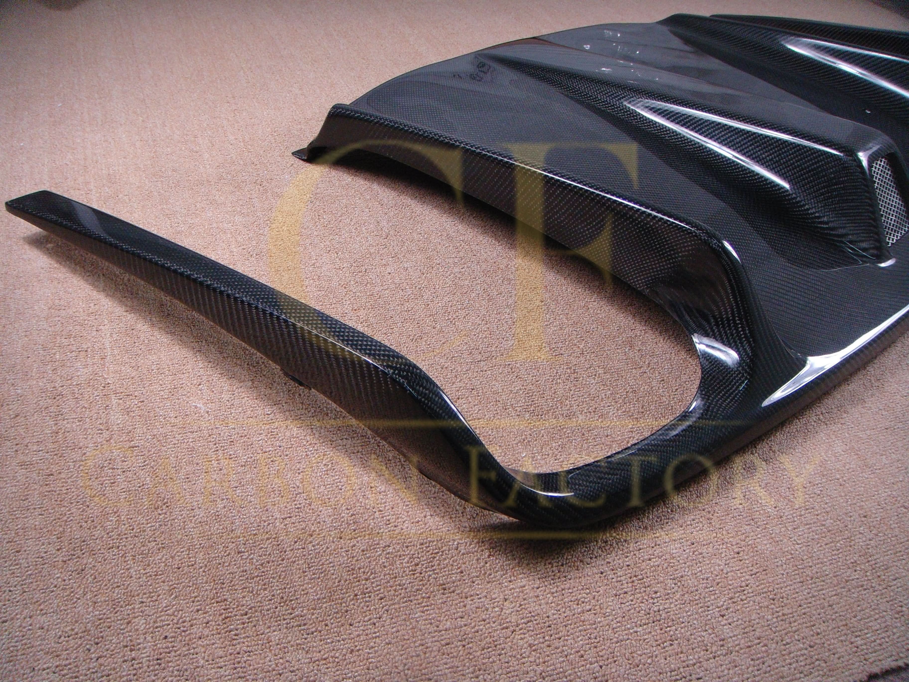 A Style Carbon Fibre Rear Diffuser for Mercedes Benz W212 E Class Saloon 10-17