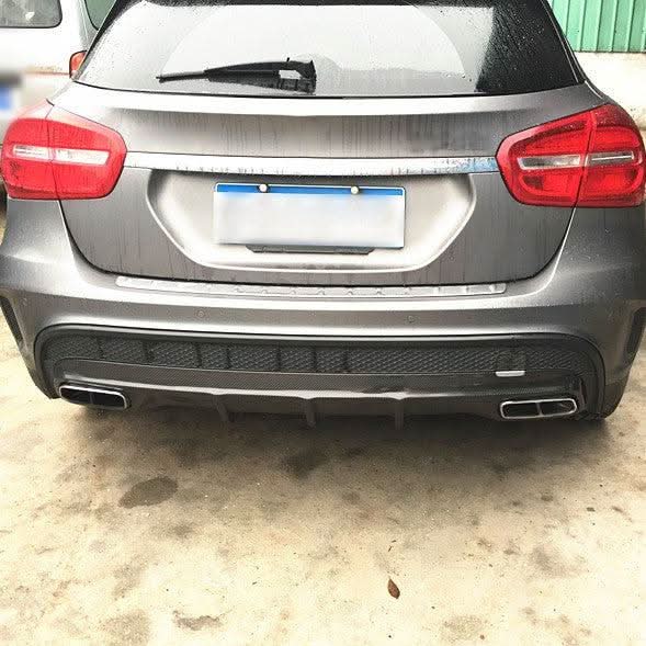 A Style Carbon Fibre Rear Diffuser for Mercedes Benz X156 GLA45 13-16