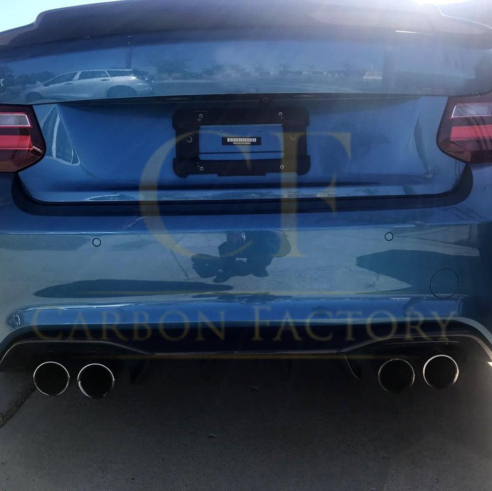 Big Fins Style Carbon Fibre Rear Diffuser for BMW F87 F87C M2 16-21