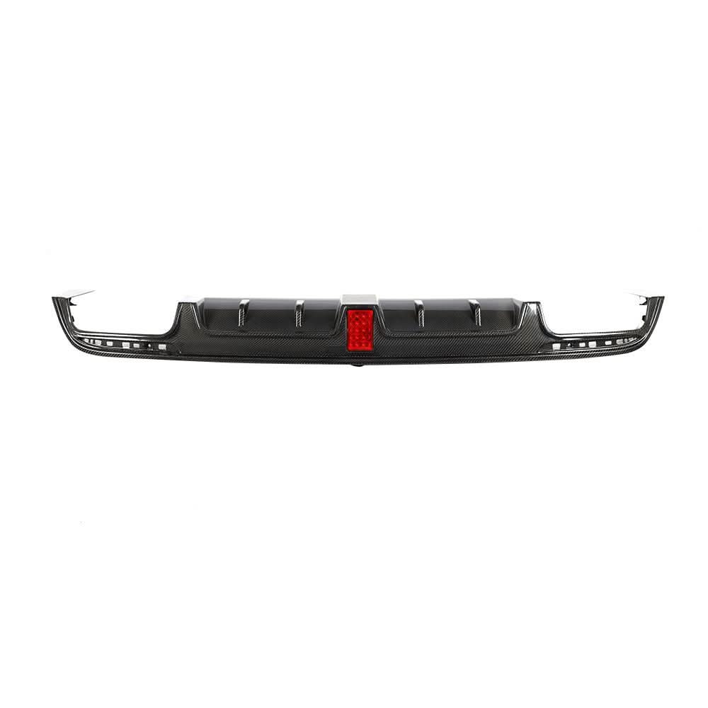 Brabus Style Carbon Fibre Rear Diffuser for Mercedes Benz W222 S Class Saloon 14-17