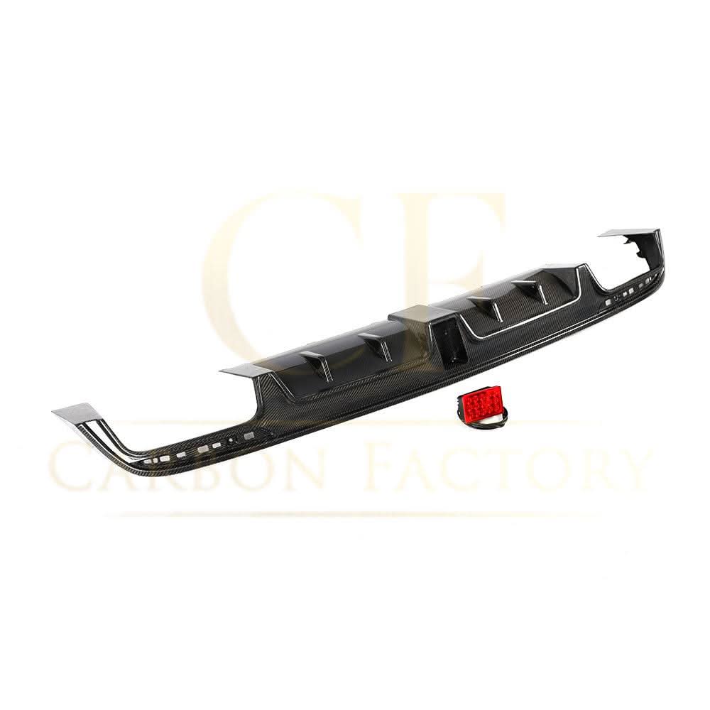 Brabus Style Carbon Fibre Rear Diffuser for Mercedes Benz W222 S Class Saloon 14-17