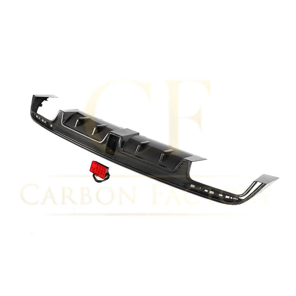 Brabus Style Carbon Fibre Rear Diffuser for Mercedes Benz W222 S Class Saloon 14-17