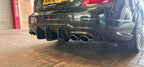 Carbon Fibre Big Fin Rear Diffuser for Mercedes Benz W204 C63 and C Class Facelift 12-14