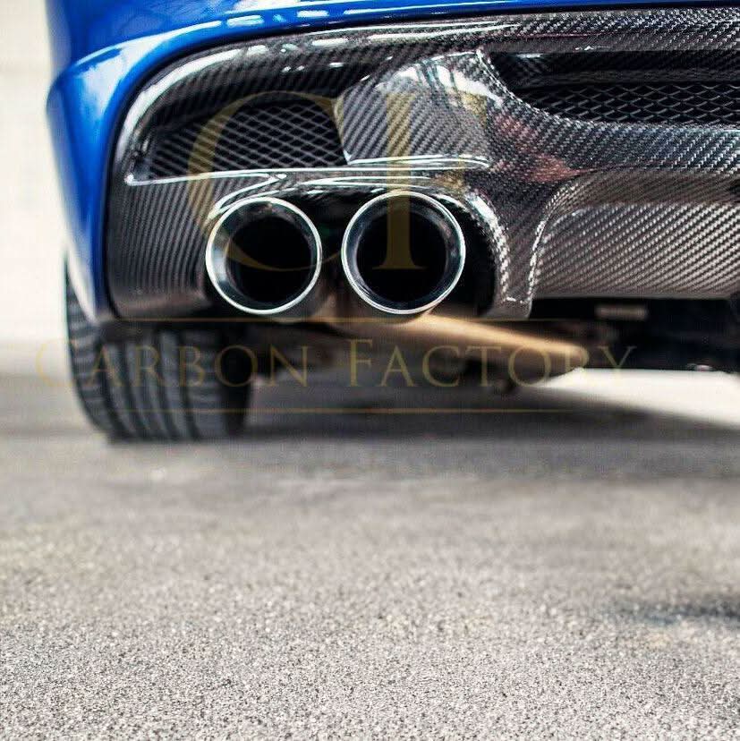 Carbon Fibre Quad Exhaust Rear Diffuser for BMW E82 E88 1 Series 04-13