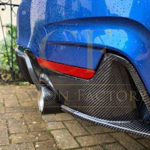Carbon Fibre Rear Diffuser Dual Exhaust for BMW F32 F33 F36 4 Series 14-20
