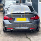 Carbon Fibre Rear Diffuser Dual Exhaust for BMW F32 F33 F36 4 Series 14-20