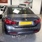 Carbon Fibre Rear Diffuser Dual Exhaust for BMW F32 F33 F36 4 Series 14-20
