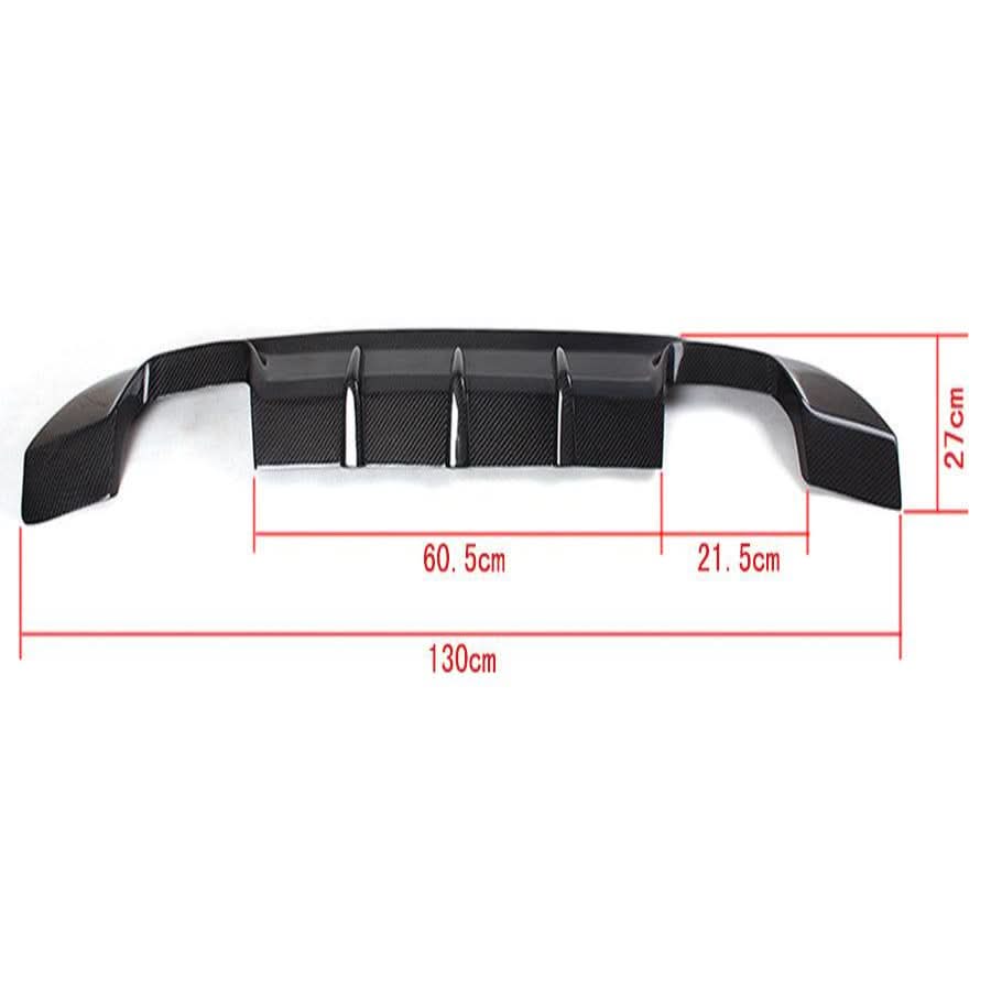 Carbon Fibre Rear Diffuser Quad Exhaust for BMW E92 E93 3 Series 07-13