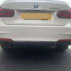 Carbon Fibre Rear Diffuser Twin Exhaust for BMW F30 F31 3 Series 12-19