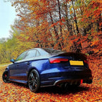 Carbon Fibre Rear Diffuser with LED for Audi 8V RS3 Saloon 17-20