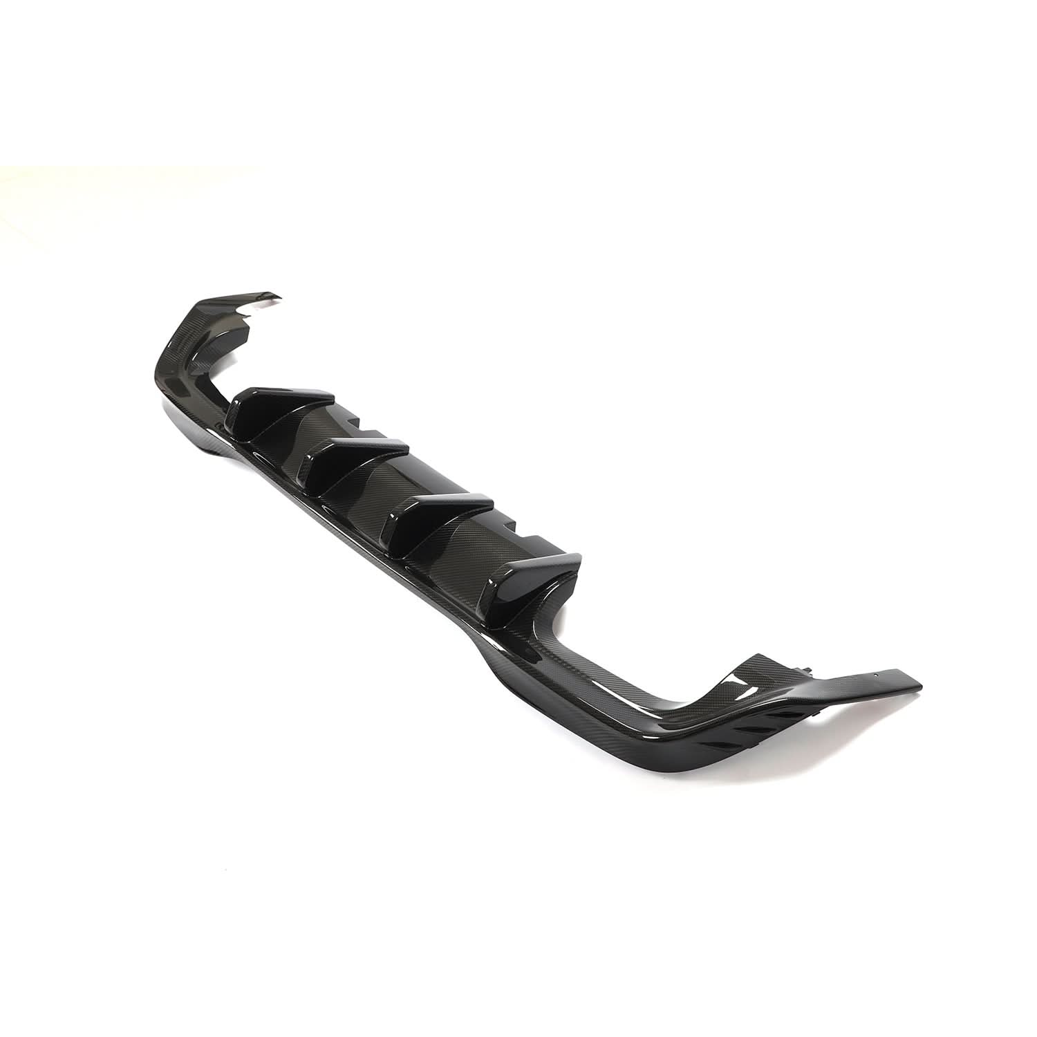 CF Style Carbon Fibre Rear Diffuser for VW Golf MK8 8R 21-Present