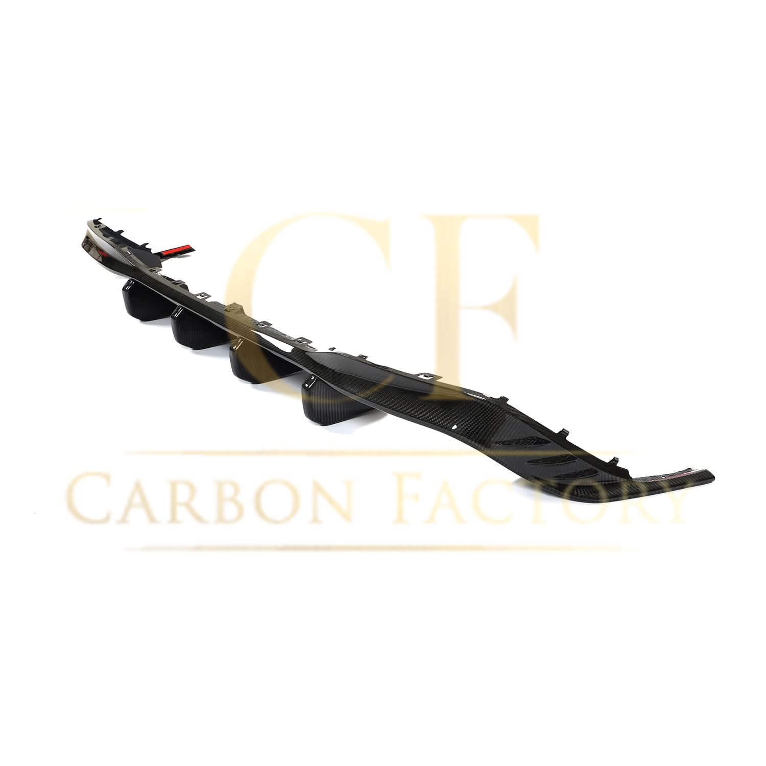CF Style Carbon Fibre Rear Diffuser for VW Golf MK8 8R 21-Present