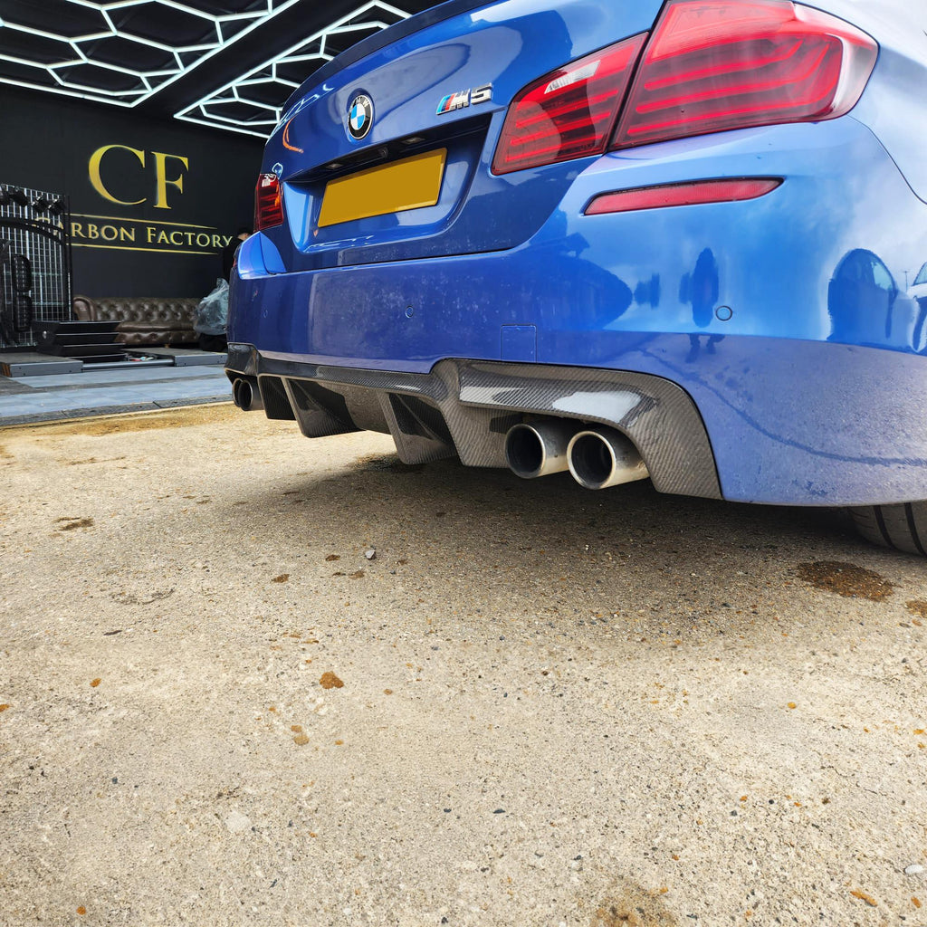 DTM Style Carbon Fibre Rear Diffuser for BMW F10 M5 10-17