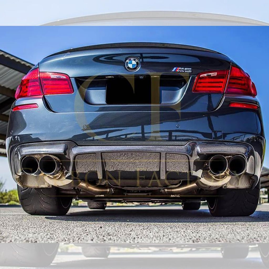 DTM Style Carbon Fibre Rear Diffuser for BMW F10 M5 10-17