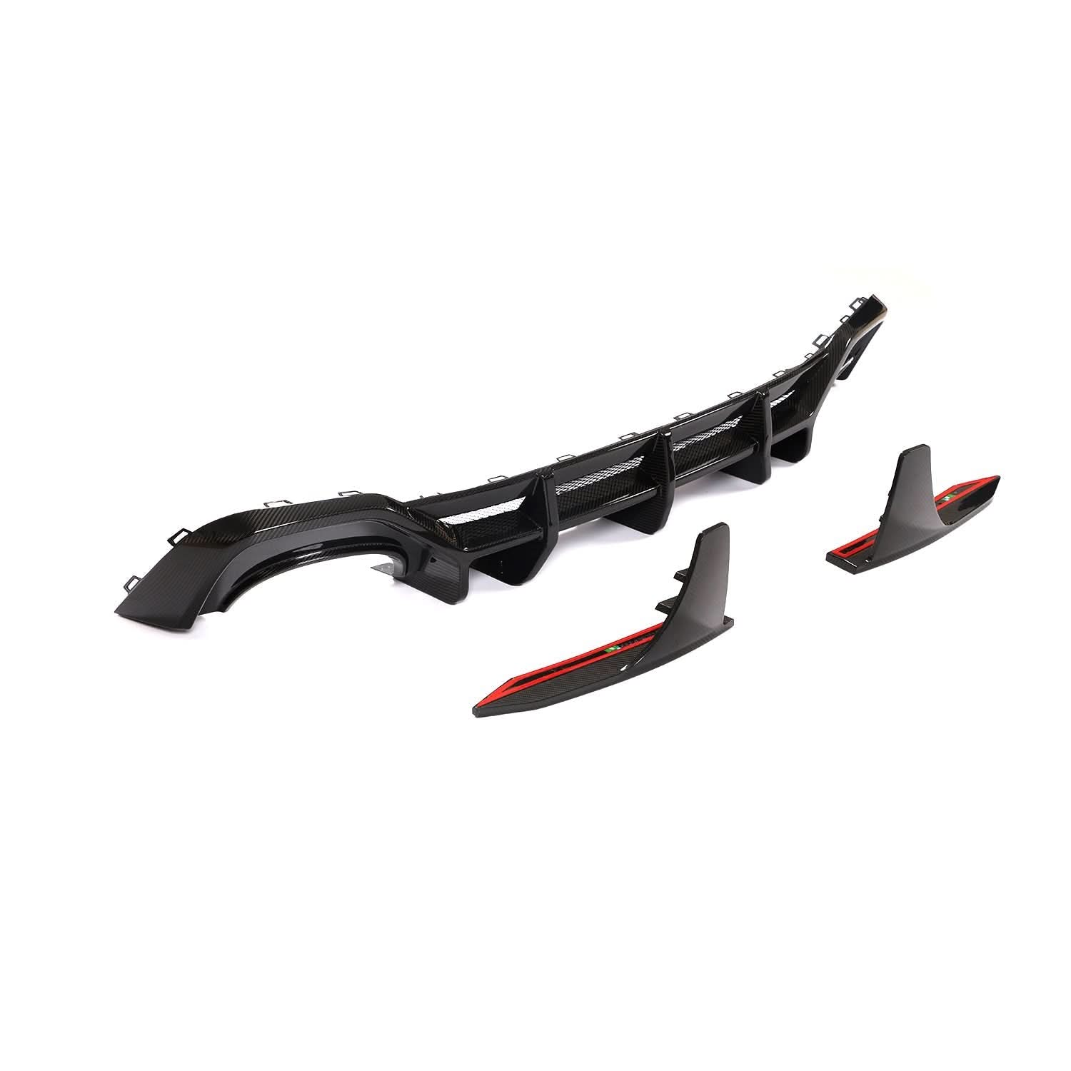 ED Style Pre-Preg Carbon Fibre Rear Diffuser for Audi 4K RS7 20-22