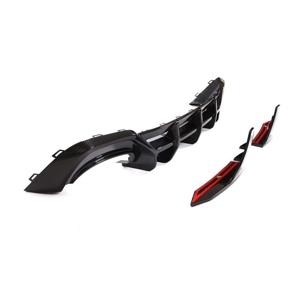 ED Style Pre-Preg Carbon Fibre Rear Diffuser for Audi 4K RS7 20-22