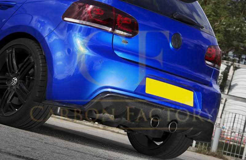 EXO Style Carbon Fibre Rear Diffuser for VW Golf MK6 R20 08-13