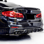 FD Style Carbon Fibre Rear Diffuser for BMW G30 G31 5 Series M Sport 17-23