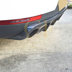 GT Style Carbon Fibre Rear Diffuser for Porsche Macan 14-20