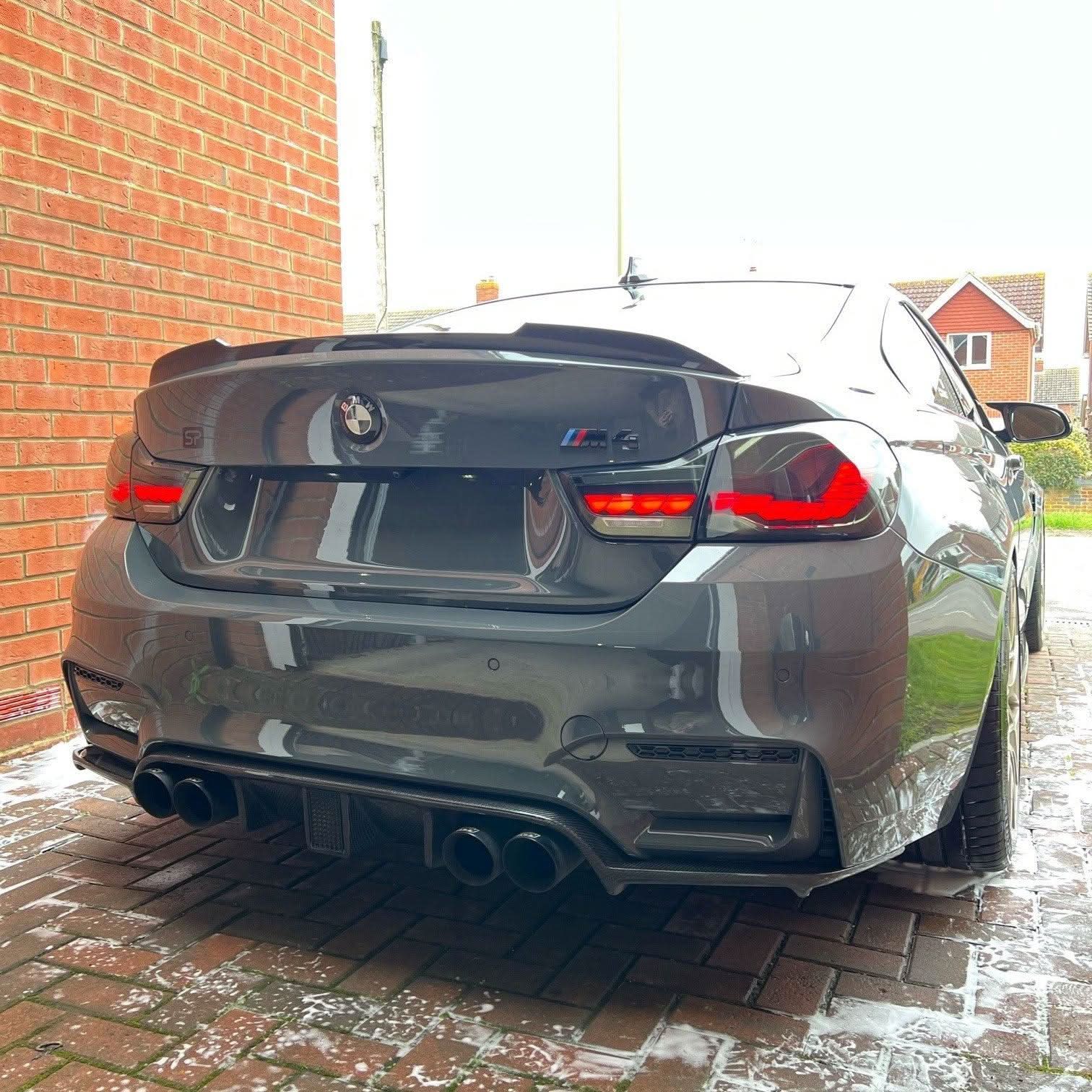 KS Style Carbon Fibre Rear Diffuser for BMW F80 M3 F82 F83 M4 14-20