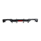 LED Carbon Fibre Rear Diffuser for Audi A3 S Line Hatchback S3 17-19