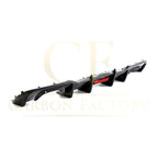 LED Carbon Fibre Rear Diffuser for Audi A3 S Line Hatchback S3 17-19