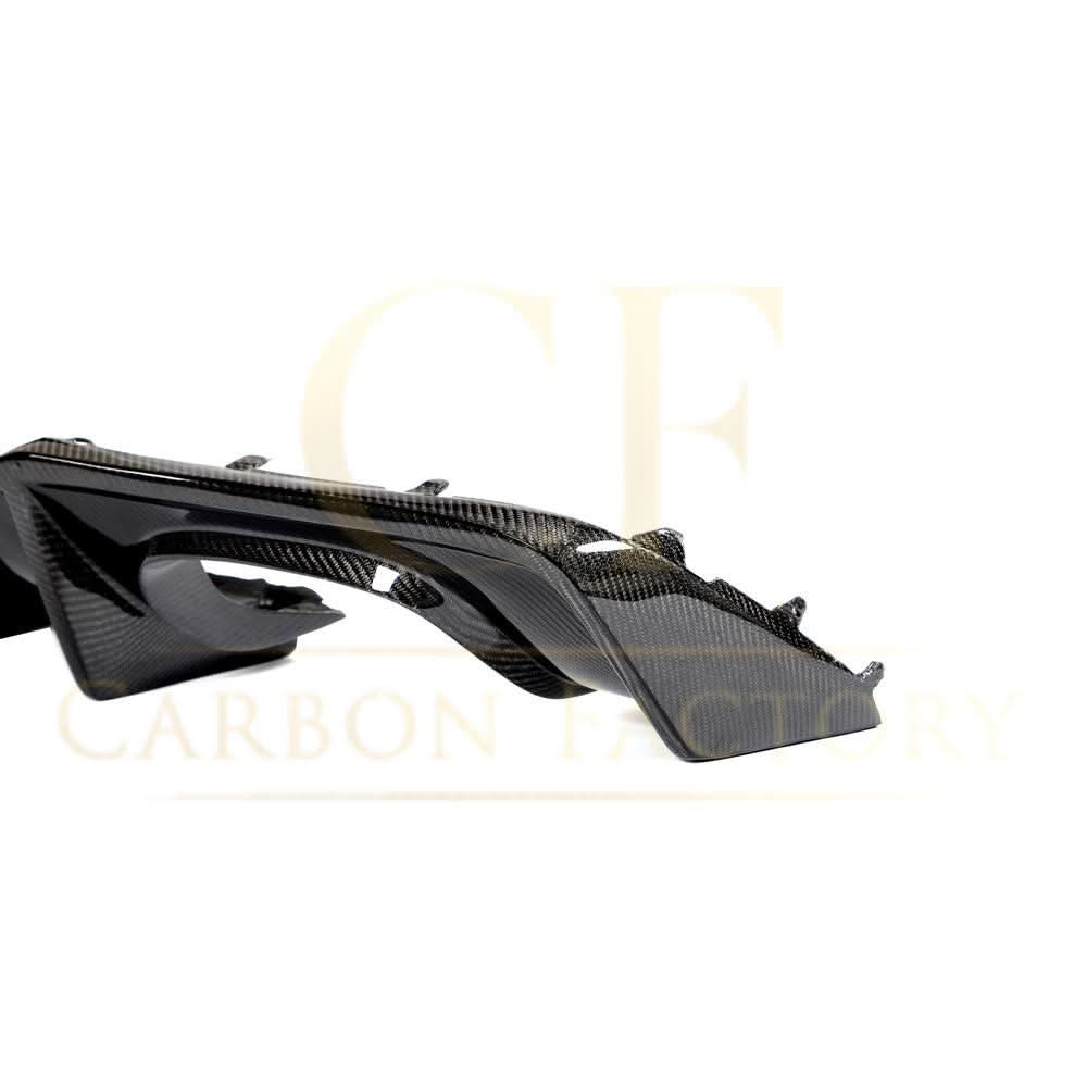 LED Carbon Fibre Rear Diffuser for Audi A3 S Line Hatchback S3 17-19