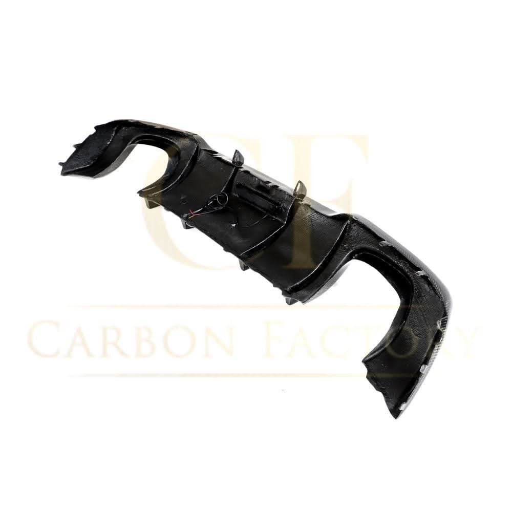 LED Carbon Fibre Rear Diffuser for Audi A3 S Line Hatchback S3 17-19