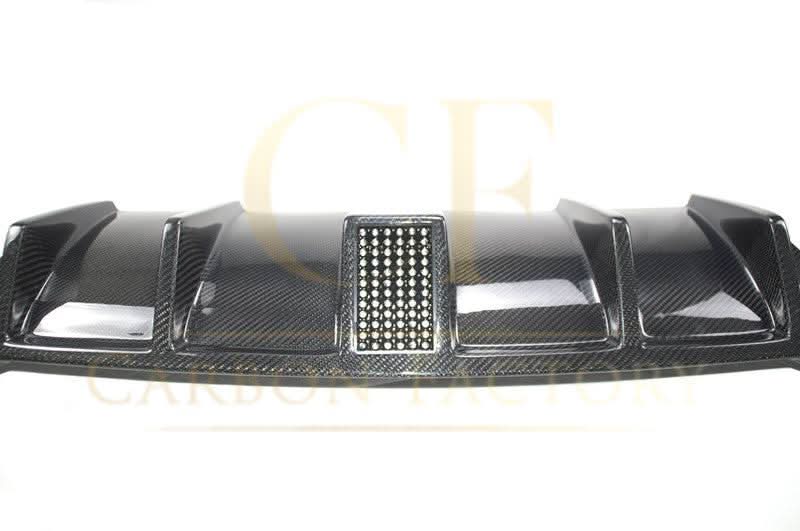 LED Carbon Fibre Rear Diffuser for Audi A3 S Line Saloon S3 17-19