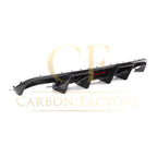 LED Style Carbon Fibre Rear Diffuser for Audi S4 A4 S Line B8 08-12