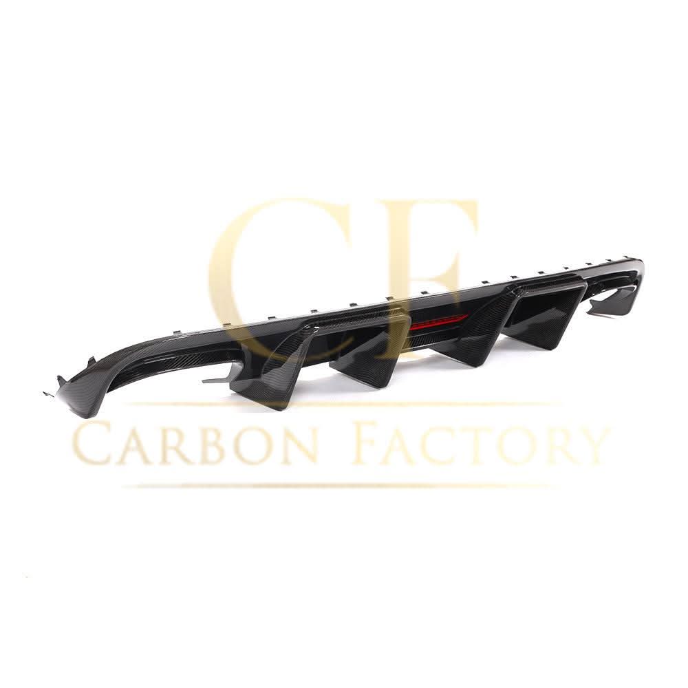 LED Style Carbon Fibre Rear Diffuser for Audi S4 A4 S Line B8 08-12