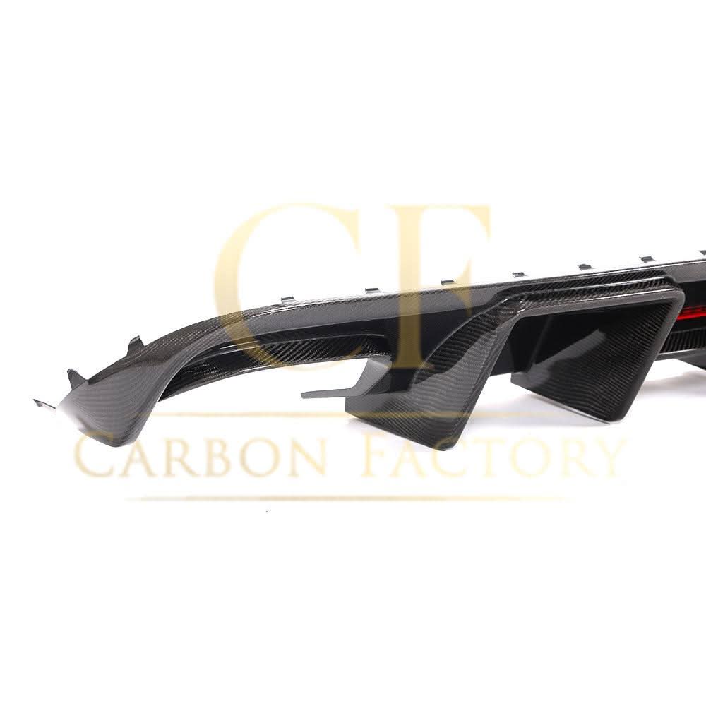 LED Style Carbon Fibre Rear Diffuser for Audi S4 A4 S Line B8 08-12