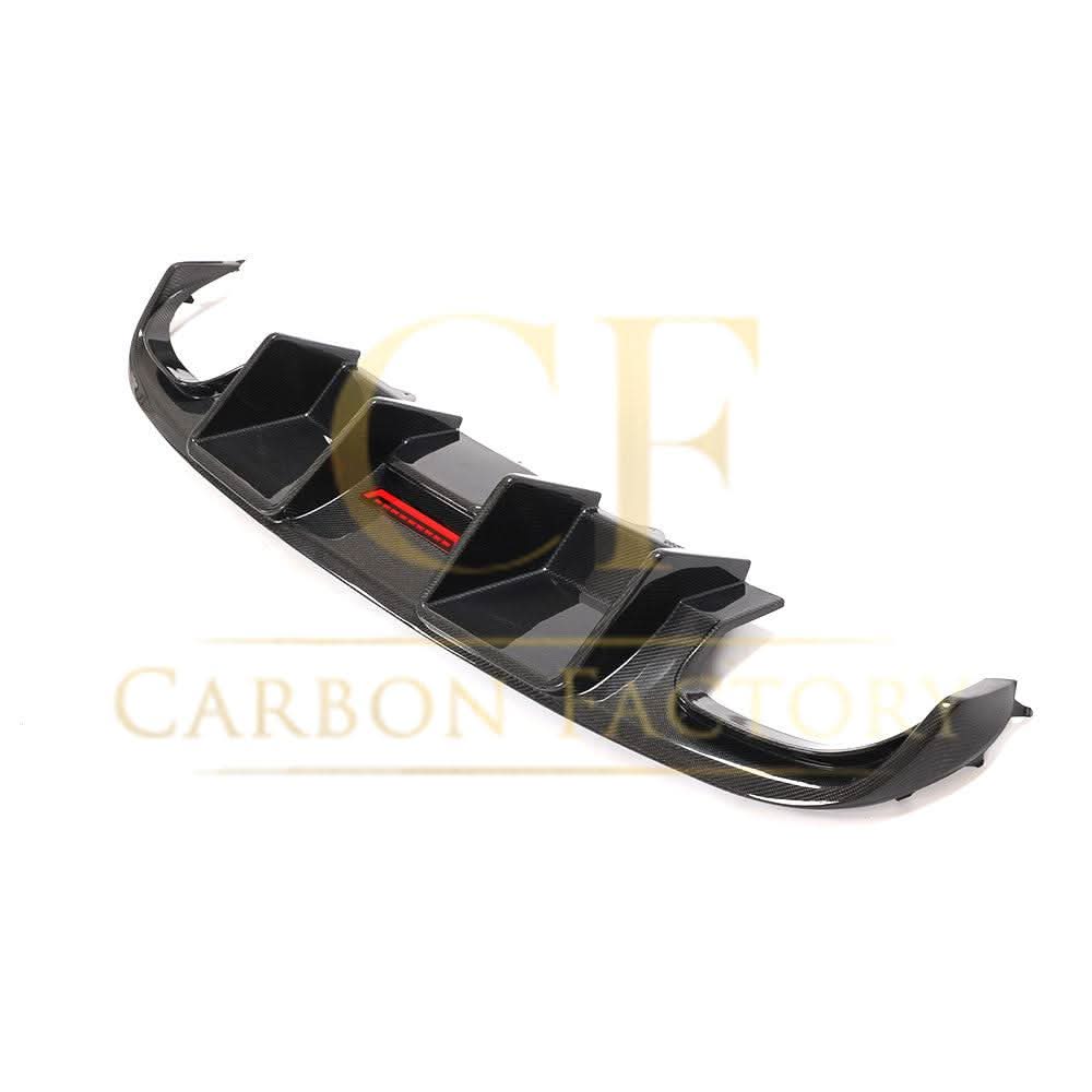 LED Style Carbon Fibre Rear Diffuser for Audi S4 A4 S Line B8 08-12