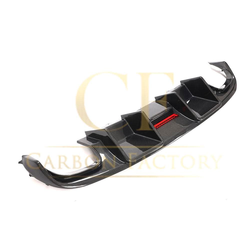 LED Style Carbon Fibre Rear Diffuser for Audi S4 A4 S Line B8 08-12