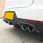 LED Style Carbon Fibre Rear Diffuser for Porsche Macan 14-20