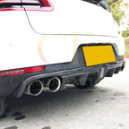 LED Style Carbon Fibre Rear Diffuser for Porsche Macan 14-20