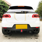 LED Style Carbon Fibre Rear Diffuser for Porsche Macan 14-20