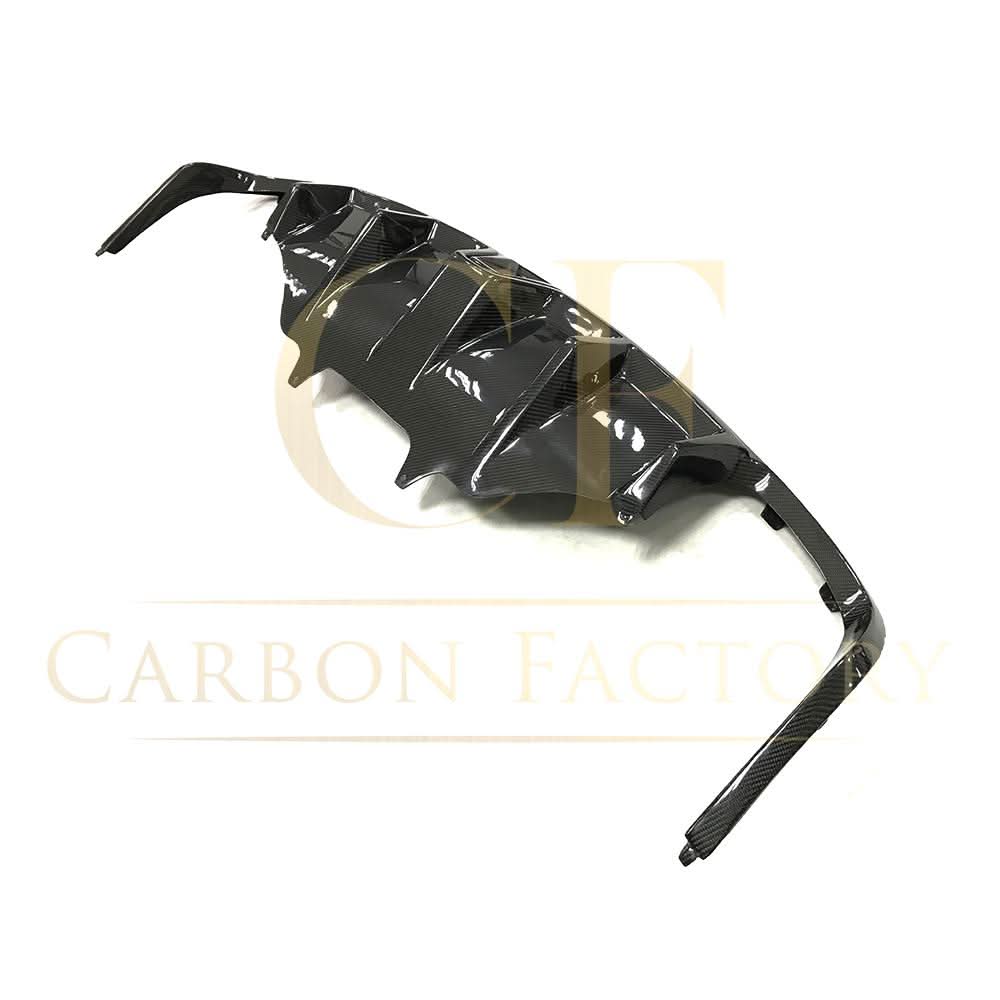 LED Style Carbon Fibre Rear Diffuser for Porsche Macan 14-20