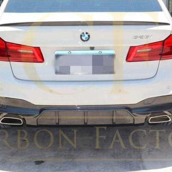 M5 Style Carbon Fibre Rear Diffuser for BMW G30 G31 5 Series M Sport 17-23