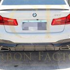 M5 Style Carbon Fibre Rear Diffuser for BMW G30 G31 5 Series M Sport 17-23