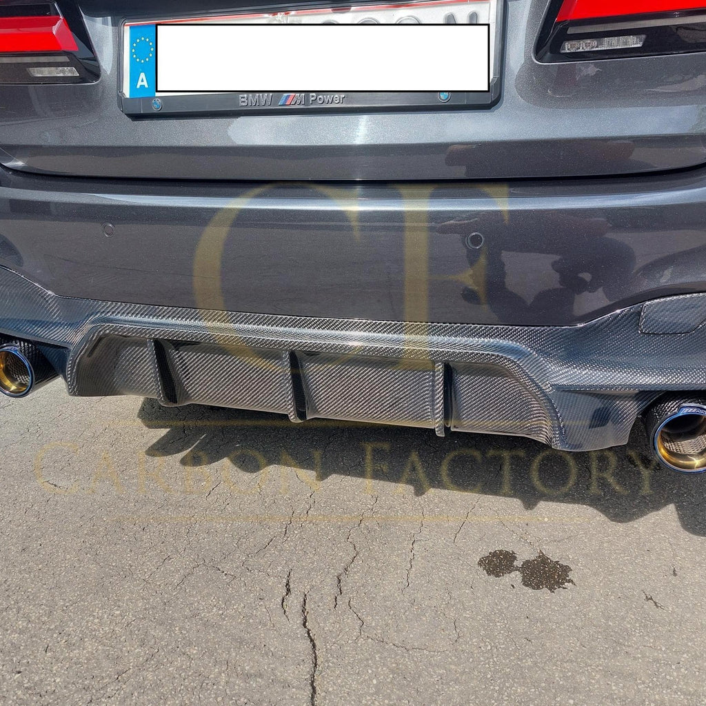 M5 Style Carbon Fibre Rear Diffuser for BMW G30 G31 5 Series M Sport 17-23