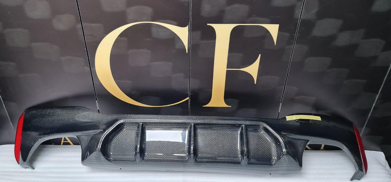 M5 Style Carbon Fibre Rear Diffuser for BMW G30 G31 5 Series M Sport 17-23