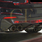 MP Style Carbon Fibre Rear Diffuser 2 Pieces for BMW G30 G31 5 Series M Sport 17-23