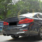 MP Style Carbon Fibre Rear Diffuser 2 Pieces for BMW G30 G31 5 Series M Sport 17-23
