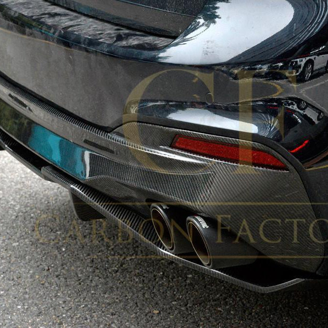 MP Style Carbon Fibre Rear Diffuser 2 Pieces for BMW G30 G31 5 Series M Sport 17-23