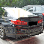 MP Style Carbon Fibre Rear Diffuser 2 Pieces for BMW G30 G31 5 Series M Sport 17-23