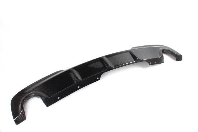 MP Style Carbon Fibre Rear Diffuser Dual Exhaust for BMW F10 5 Series 10-17