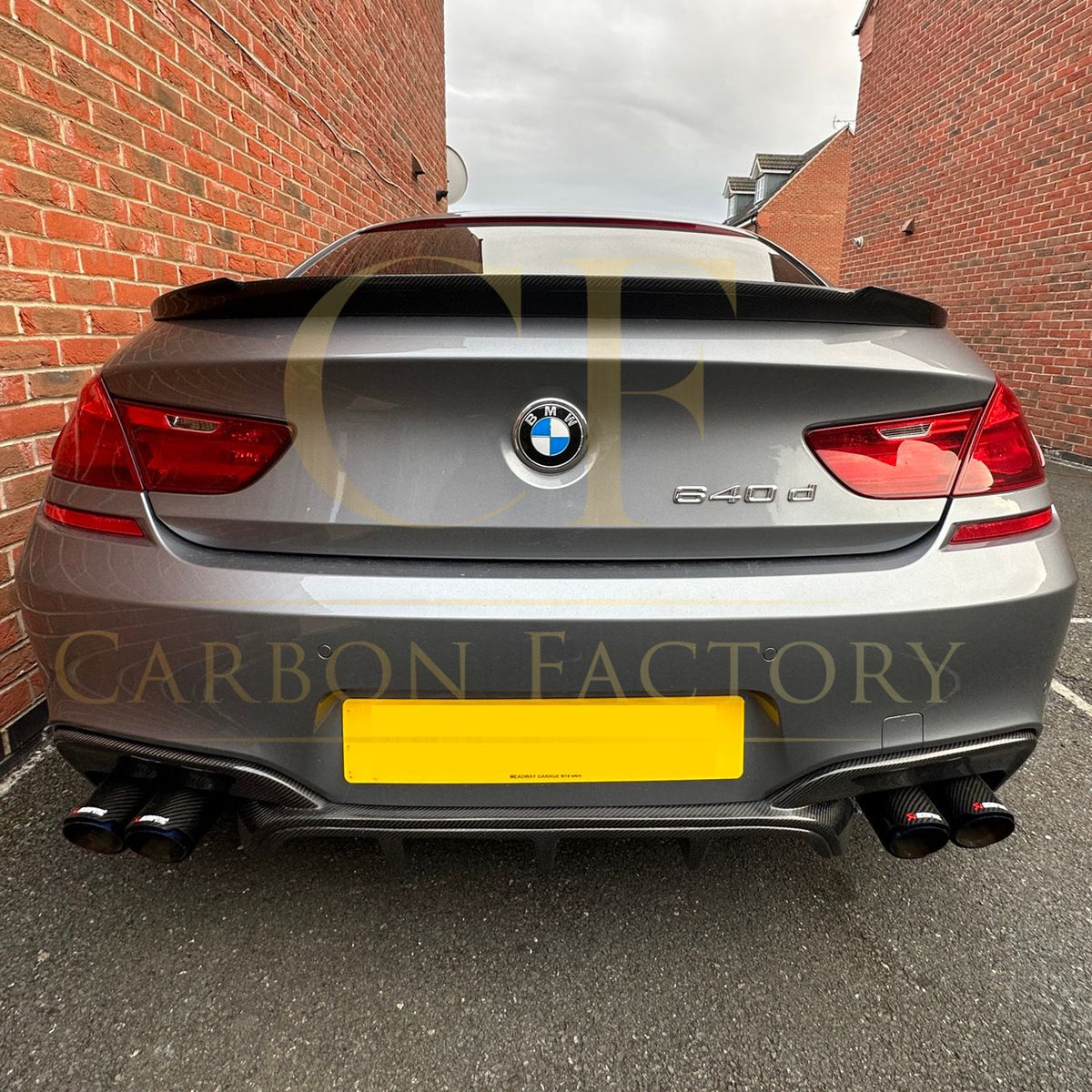 MP Style Carbon Fibre Rear Diffuser for BMW F06 F12 F13 6 Series 12-16